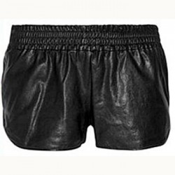 Leather Shorts Women 