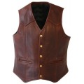 Leather Vest Mens 