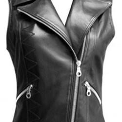 Leather Vest Women